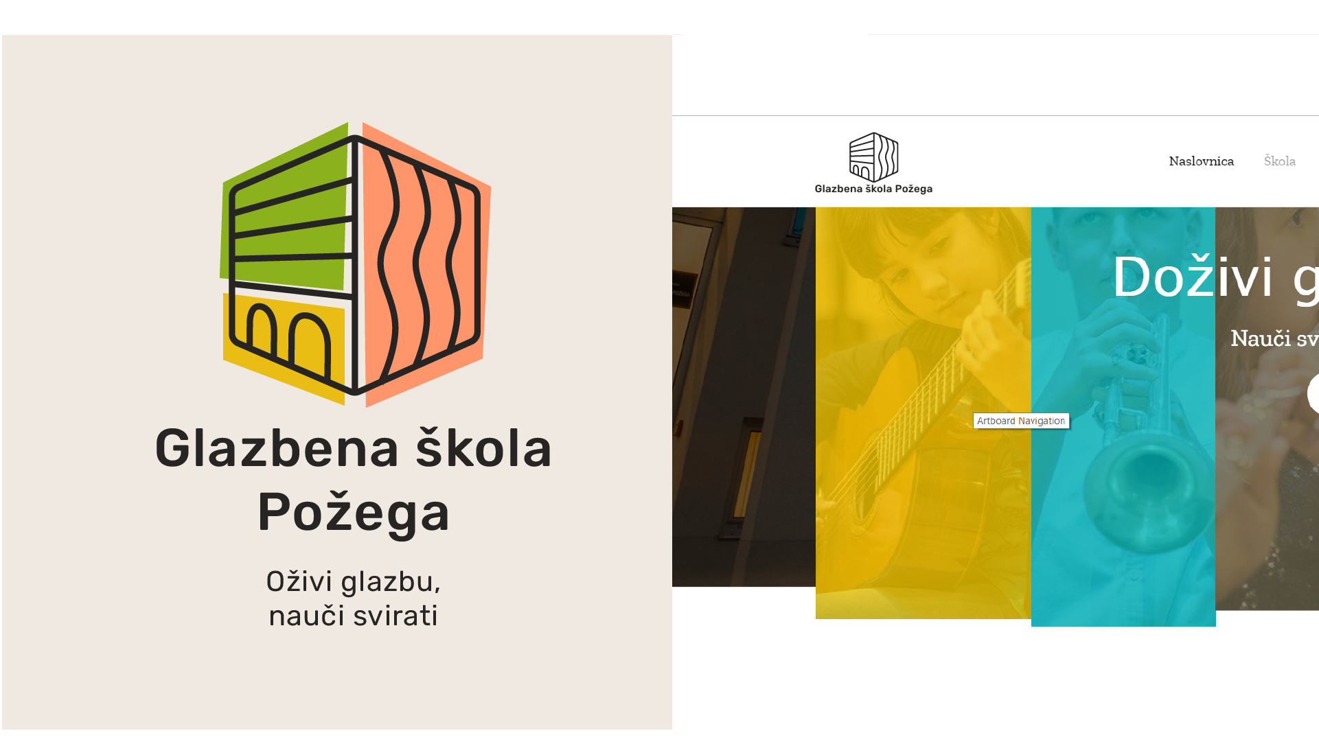 Design 3 for Glazbena škola Požega